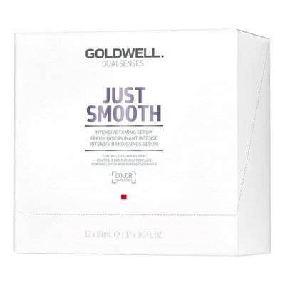 Goldwell Suero suavizante intensivo Just Smooth de Dualsenses, 12 x 18 ml