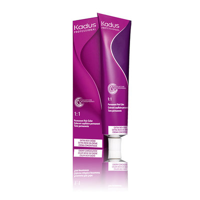 Kadus Colore Professionale Permanente Micro Rossi, 60 ml