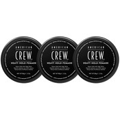 American Crew Heavy Hold Pomade, 3 x 85 gram VALUE PACKAGE!