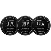 American Crew Heavy Hold Pomade, 3 x 85 gram VALUE PACKAGE!