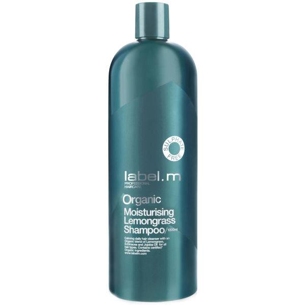 Label.M Organic Moisturising Lemongrass Shampoo-1000 ml -  vrouwen - Voor