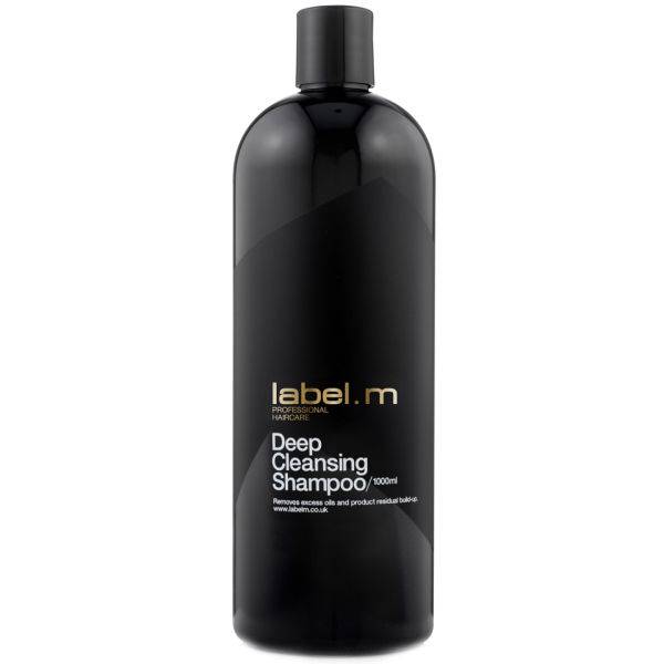 Label.M Deep Cleansing Shampoo-1000 ml -  vrouwen - Voor Beschadigd haar