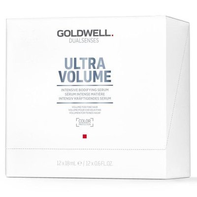 Goldwell Ultra Volume Intensive Conditioning Serum, box of 12 x 18 ml