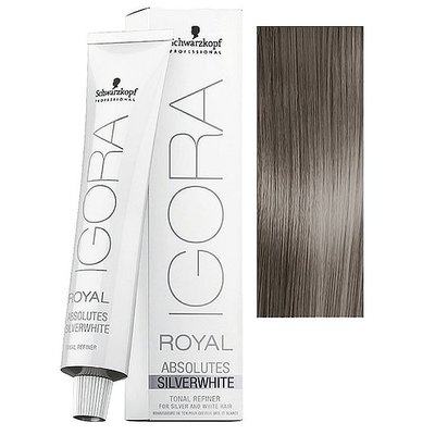 Schwarzkopf Igora Royal Absolutes Bianco Argento Grigio Ardesia, 60 ml