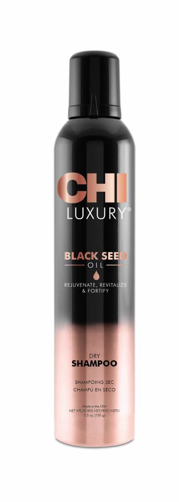 CHI Luxury Black Seed Oil Droogshampoo 150gr - Droogshampoo vrouwen - Voor Beschadigd haar/Dik haar/Droog haar/Fijn en slap haar/Gekleurd haar/Krullend haar/Pluizig haar/Verzwakt en breekbaar