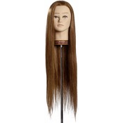 L'Image Angelina Practice Head – Professional hairdressing practice head with real hair for realistic cutting and styling training