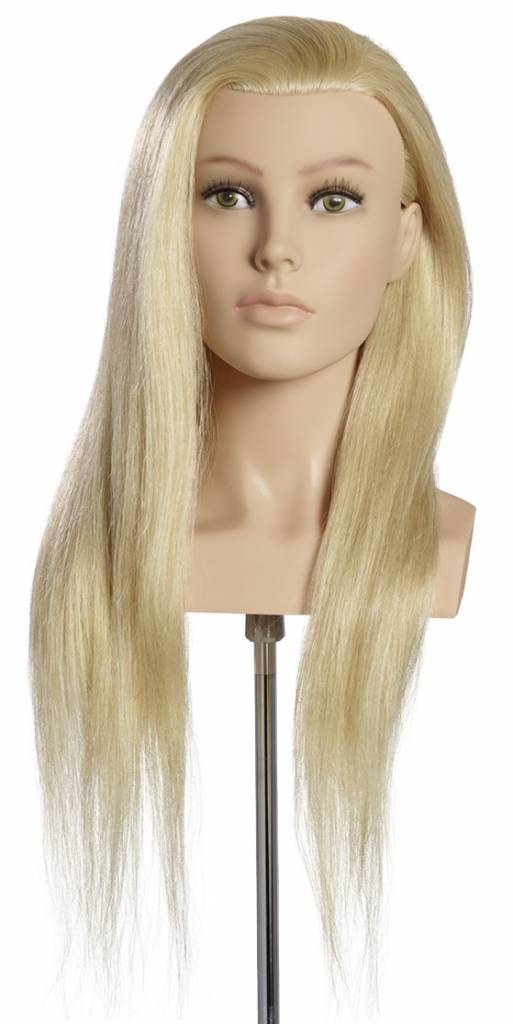 real hair mannequin head