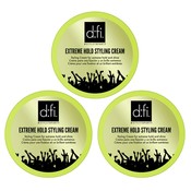 D:FI Extreme Hold Styling Cream, 3 x 75 ml SPARPAKET!