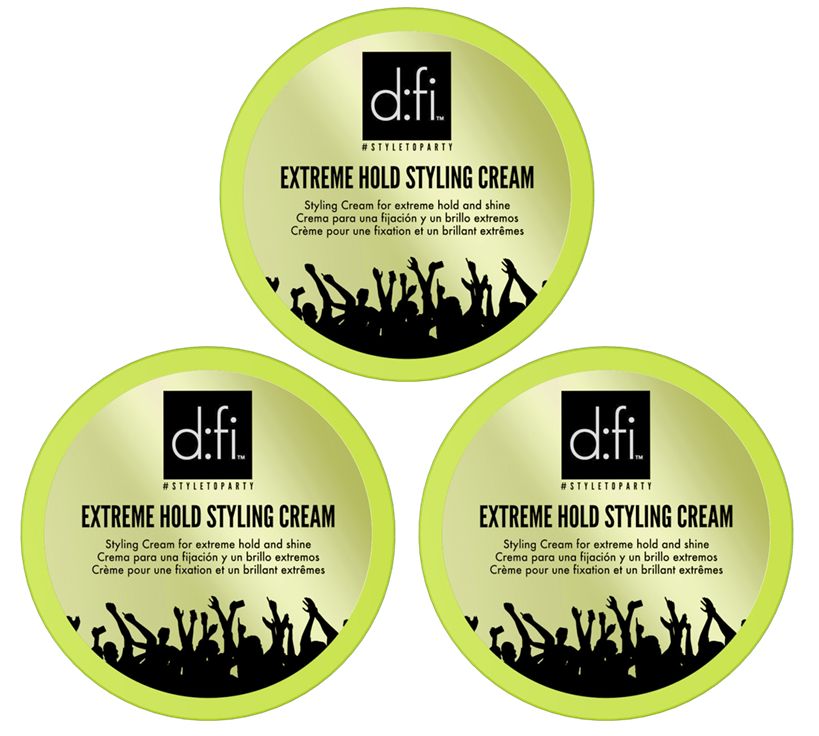 D:FI Extreme Hold Styling Cream 3 stuks - 75ml