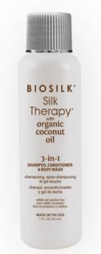 Farouk Systems - Silk Therapy Organic Coconut Oil 3in1 Shampoo - Šampon, kondicionér a sprchový gel 3v1