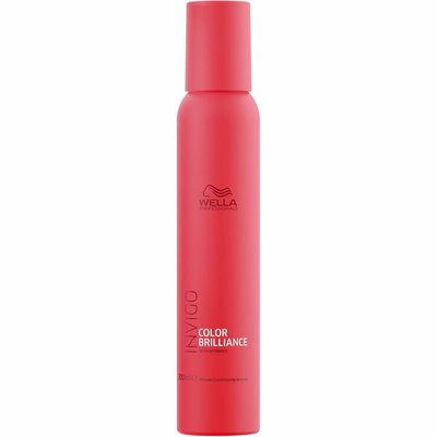 Wella Espuma acondicionadora con vitaminas Invigo Color Brilliance, 200 ml