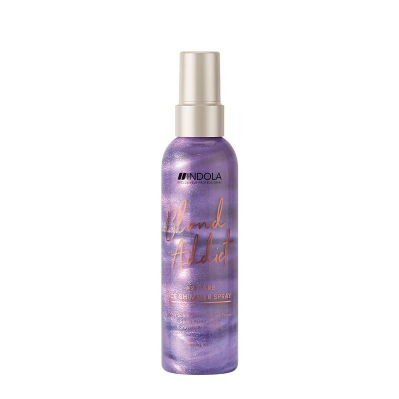 Indola Innova Blond Addict Ice Shimmer Spray 150 ml -  vrouwen - Voor Dik haar/Dof haar/Geblondeerd haar/Normaal haar