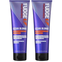 Fudge Clean Blonde Violet Toning Shampoo Duopack, 2 x 250 ml VOORDEEL PAKKET!