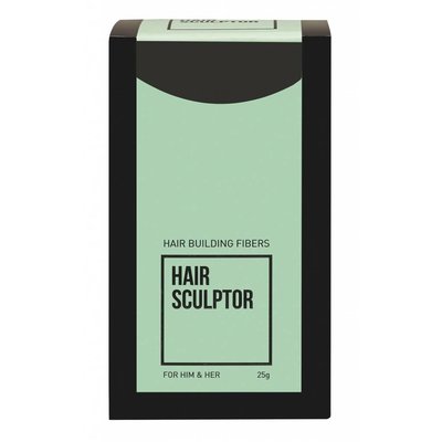 Hair Sculptor Fibres de renforcement capillaire noires, 25 grammes