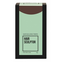 Hair Sculptor Fibre per capelli color castano scuro, 25 grammi