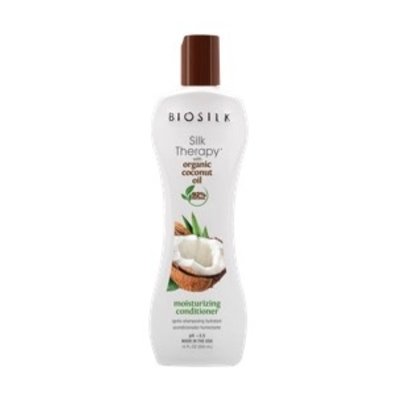 BIOSILK Acondicionador hidratante Silk Therapy con aceite de coco, 355 ml