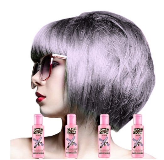 Crazy Color Semi permanente haarverf Ice Mauve Metallic Paars