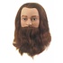 Sibel Cabeza de práctica Leif, pelo natural, marrón