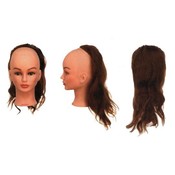 Sibel Hairpiece Rectangle Medium Brown