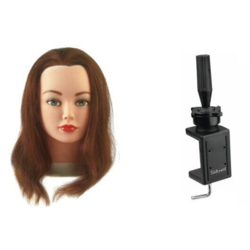 26 Cosmetology Mannequin Head with Synthentic Fiber- Cathy