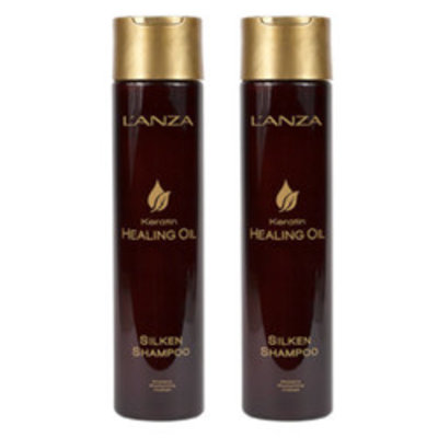 Lanza Keratin Healing Oil Shampoo 300ml Duopack