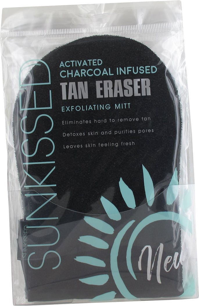 Sun Kissed Activated Charcoal Infused Tan Eraser Exfoliating Mitt