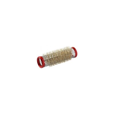 Sibel Metal Curlers / Rollers 12 Pieces - 18mm - Red - 65mm