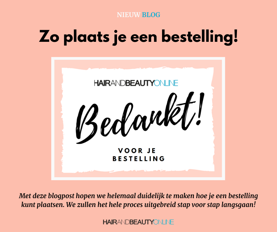 Zo plaats je een bestelling!