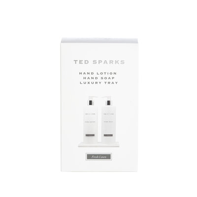 Ted Sparks Coffret cadeau pour les mains en lin frais