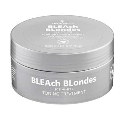 Lee Stafford Masque de soin tonifiant Bleach Blondes Ice White, 200 ml