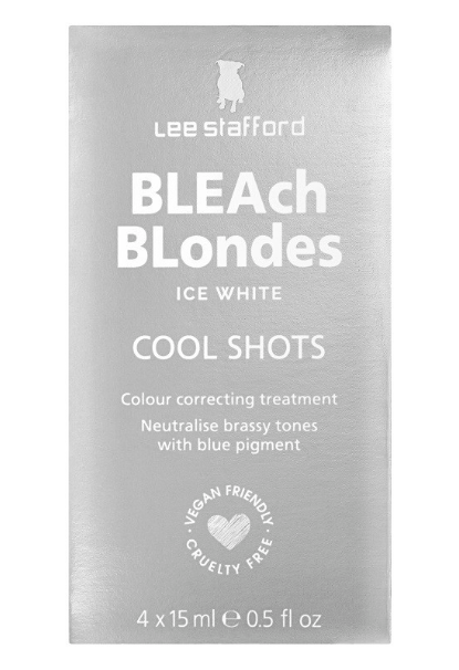Lee Stafford Bleach Blondes Ice White Cool Shots 4 x 15ml