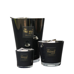 Victoria with Love Glossy Black XL Scented Candle