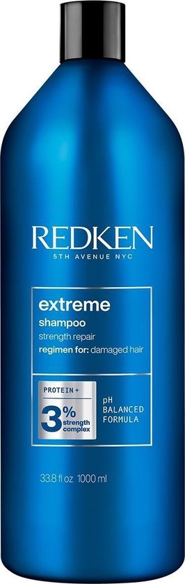 Redken Extreme Shampoo 1L - Normale shampoo vrouwen - Voor Alle haartypes - 1000 ml - Normale shampoo vrouwen - Voor Alle haartypes