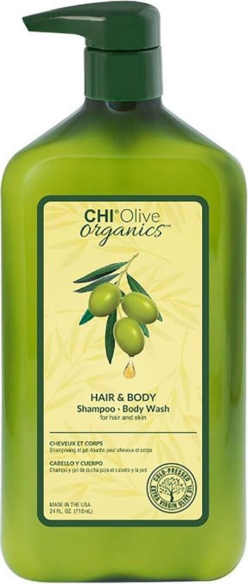CHI Olive Organics - Hair & Body Shampoo - Body Wash 710ml. -  vrouwen - Voor  - 710 ml -  vrouwen - Voor