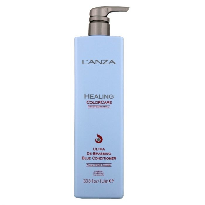 L'anza Ultra De-Brassing Blue Conditioner 1000ml -  vrouwen - Voor  - Conditioner voor ieder haartype