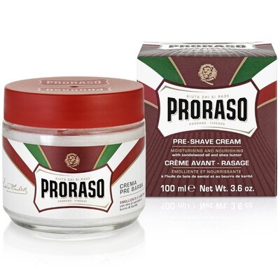 Proraso Baume Crème Pré-Rasage Rouge 100ml