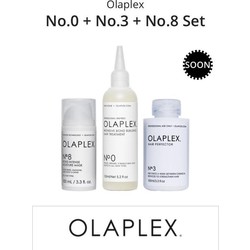 Olaplex Nein. 0 + Nr. 3+Nr. 8 Dreierpack