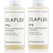 Olaplex Shampooing d'entretien Bond No.4 250ml Pack Duo