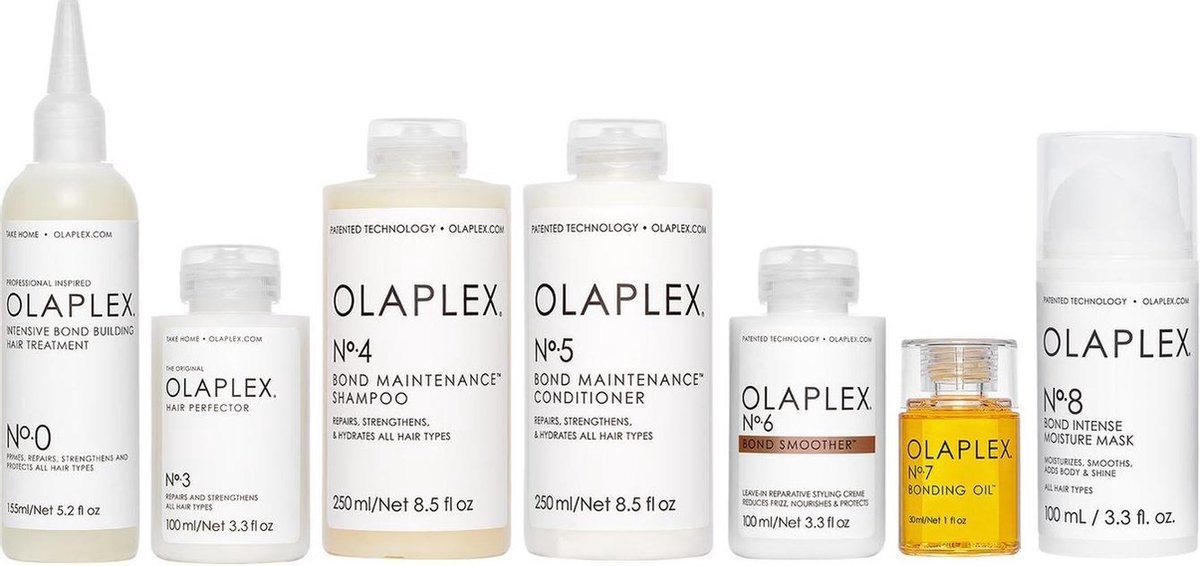 Olaplex Ensemble complet de routine capillaire No. 0 & n°3 à 8