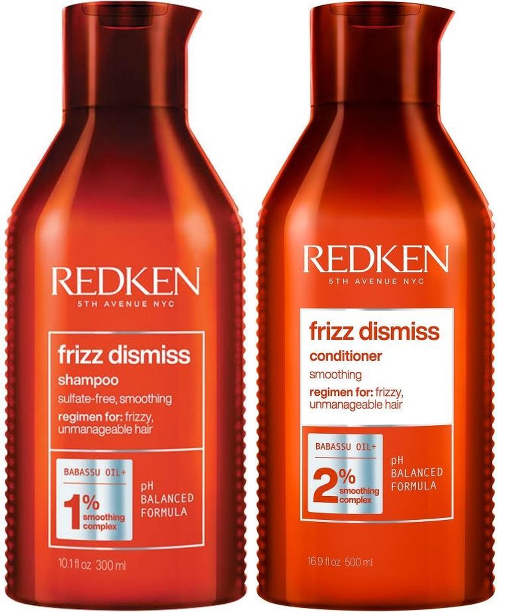 Redken Frizz Dismiss Shampoo + Conditioner - 2x 1000ml - DUOPACK