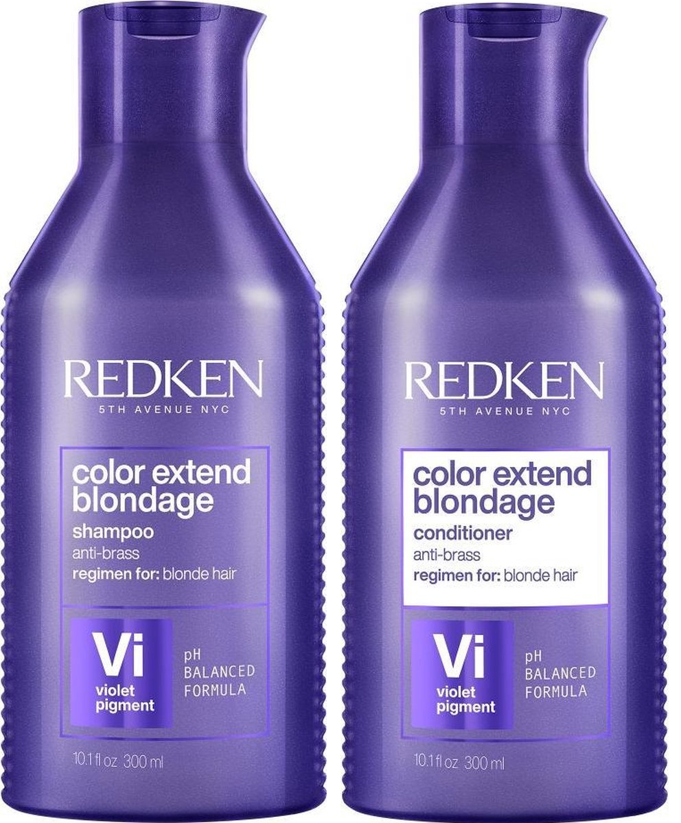 Redken Color Extend Blond Shampoo 300ml + Conditioner 300ml - Voordeelverpakking