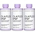 Olaplex Shampoo tonificante per capelli biondi No.4P Confezione tripla