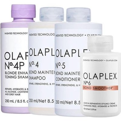 Olaplex Coffret de soins professionnels Blonde No. 4P+Non. 4+Non. 5 + 6