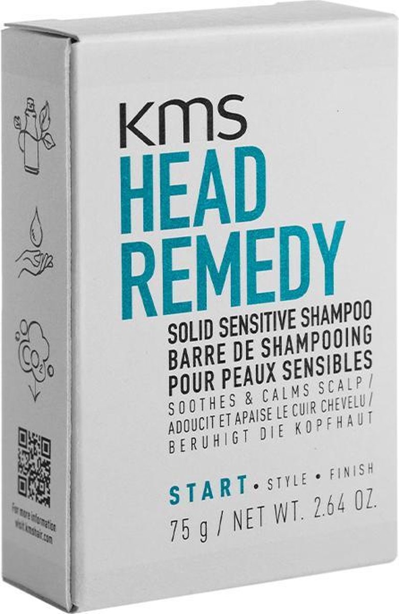 KMS - Head Remedy - Sensitive - Solid Shampoo Bar - 75 gr