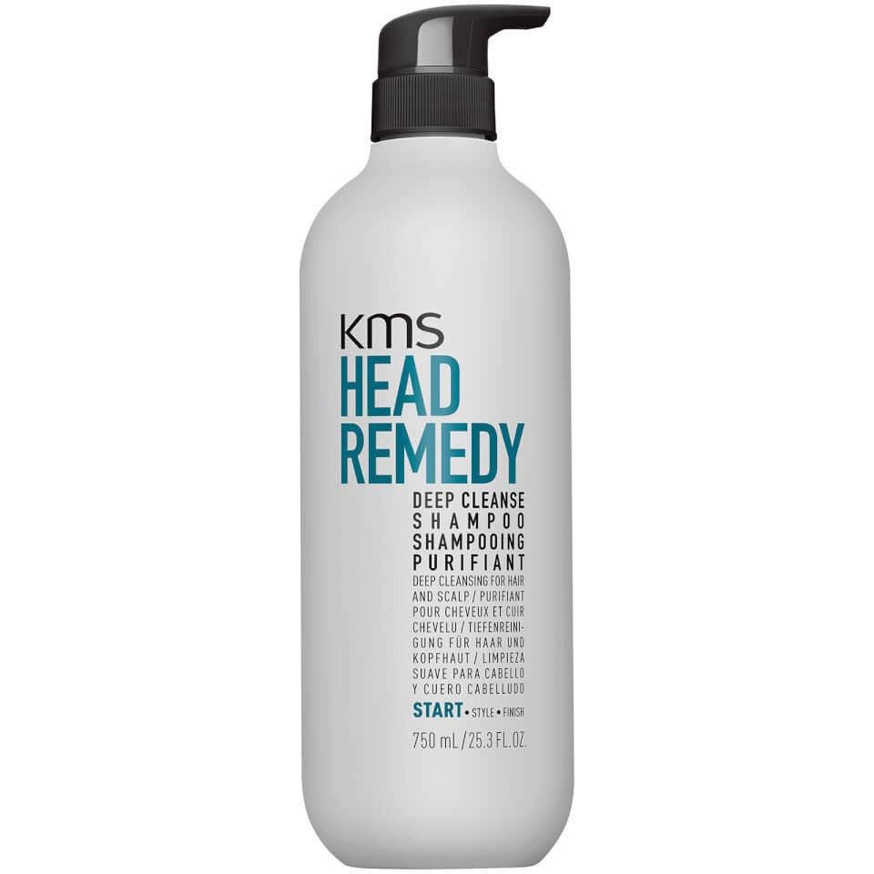 KMS California HeadRemedy Deep Cleanse Shampoo 750ml - Normale shampoo vrouwen - Voor Alle haartypes