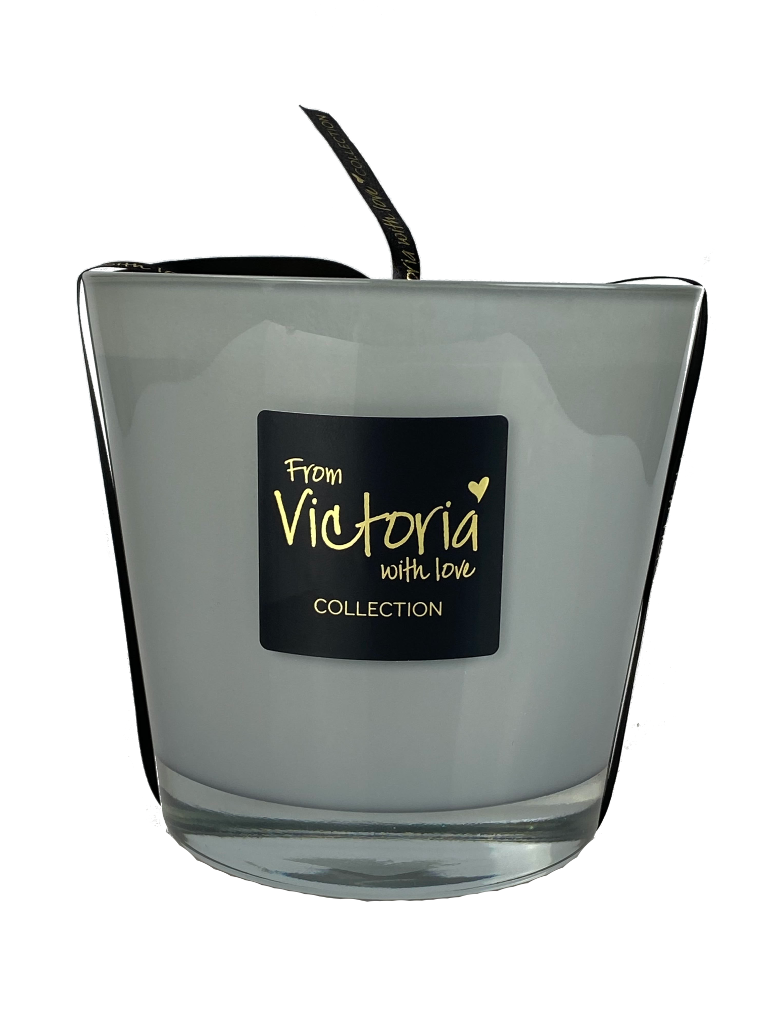 Victoria with Love Glossy Grey Medium - Geurkaars