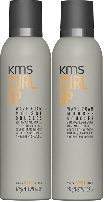 KMS Curl Up Wave Foam 2x 200ML - Duopack