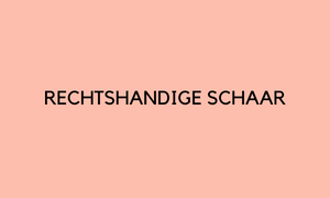 Rechtshandige schaar