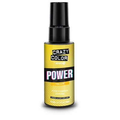 Crazy Color Gocce di pigmento Power Pure gialle 50ml