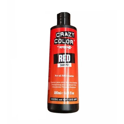 Crazy Color Shampoo Colore Vivace - Rosso 250ml